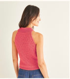 Sirdar Cotton Double Knit Halter Neck Top Knitting Pattern 10248