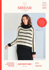 Sirdar Adventure Super Chunky Sweater Knitting Pattern 10191