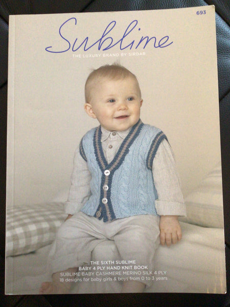 The Sixth Sublime Baby 4ply Handknit Book 18 Knitting Patterns 693