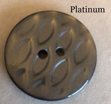 Shiny Zigzag Design Flat 2 Hole Buttons