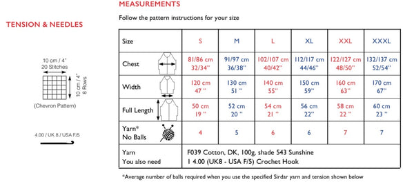 Sirdar Cotton Double Knit Crochet Top Pattern 10250