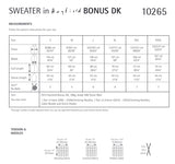 Hayfield Bonus D/K Ladies Round Neck Cable Sweater Knitting Pattern 10265