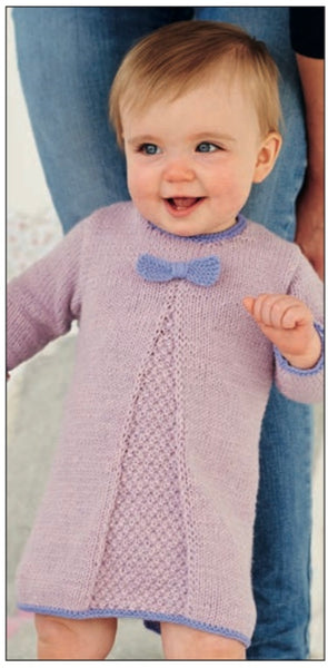 Stylecraft Lullaby D/K Knitted Dress Knitting Pattern 8972
