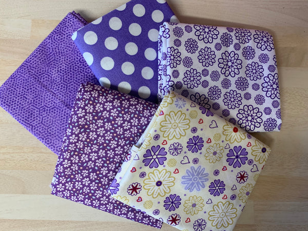 Fat quarter patchwork fabric mystery bundle