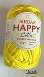 Sirdar Happy Cotton Double Knit Yarn