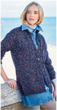 Stylecraft Colour Twist D/K Cardigan Knitting Pattern 9921