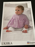 Baby Double Knitting Cardigan and Blanket Knitting Pattern UKHKA123
