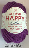 Sirdar Happy Cotton Double Knit Yarn